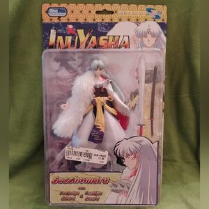 Inuyasha Toynami Action Figure of Sesshomaru w/ Tenseiga & Toukijin swords.